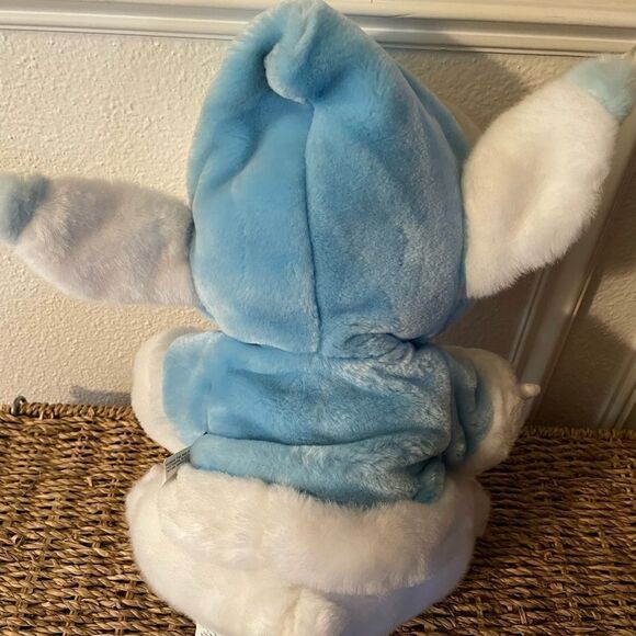 Disney Exclusive HTF Snowball White Lilo and Stitch Sky Blue and White Plush - Picture 7 of 16